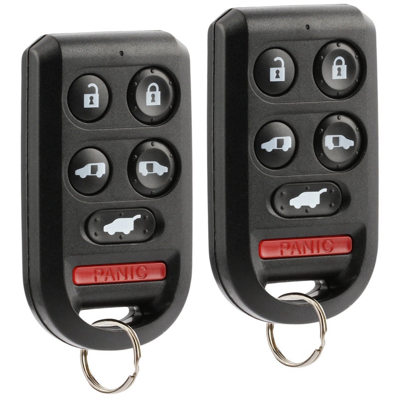 USARemote Key Fob Keyless Entry Remote fits Honda Odyssey 2005 2006 2007 2008 2009 2010 (OUCG8D-399H-A 6-btn), Set of 2 - Image 1